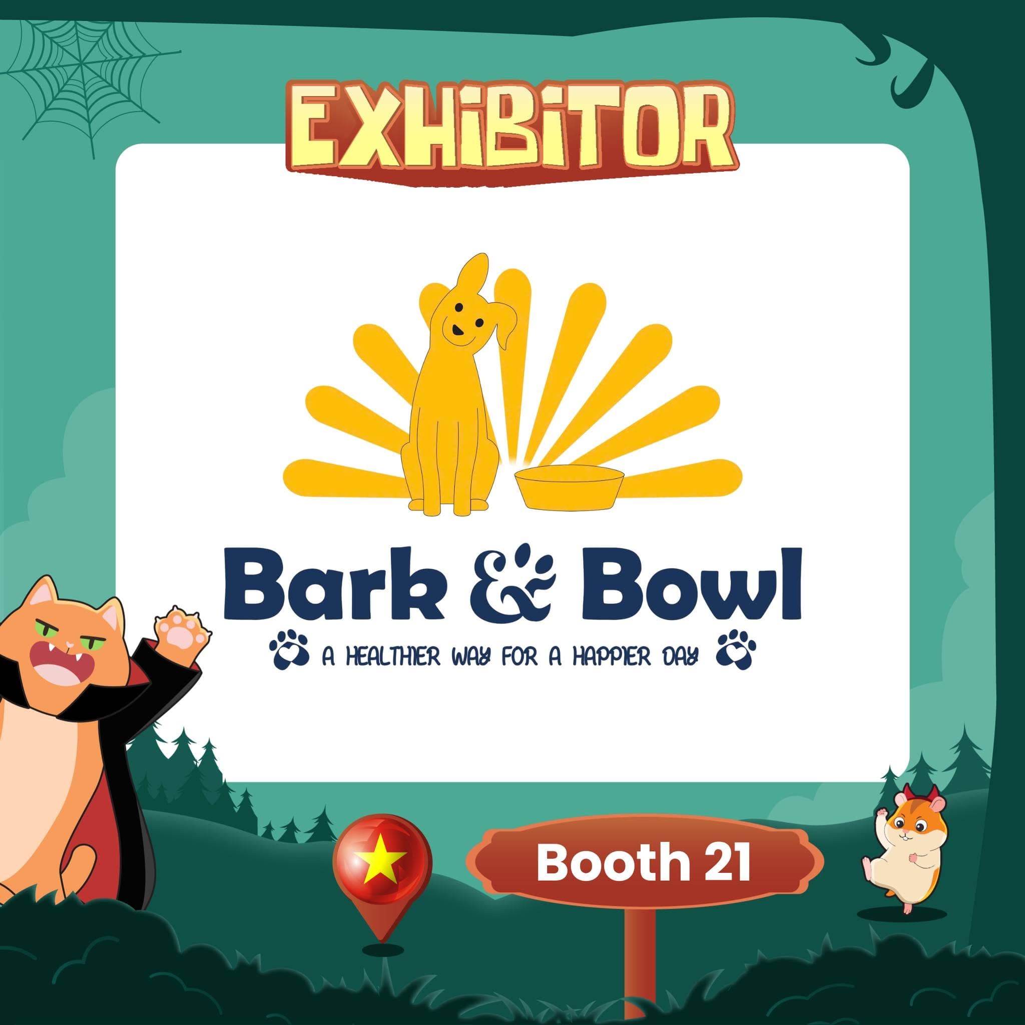 Gian hàng Bark & Bowl tại MallPetFest Premium Autumn Edition 2026, Estella Place, TP.HCM