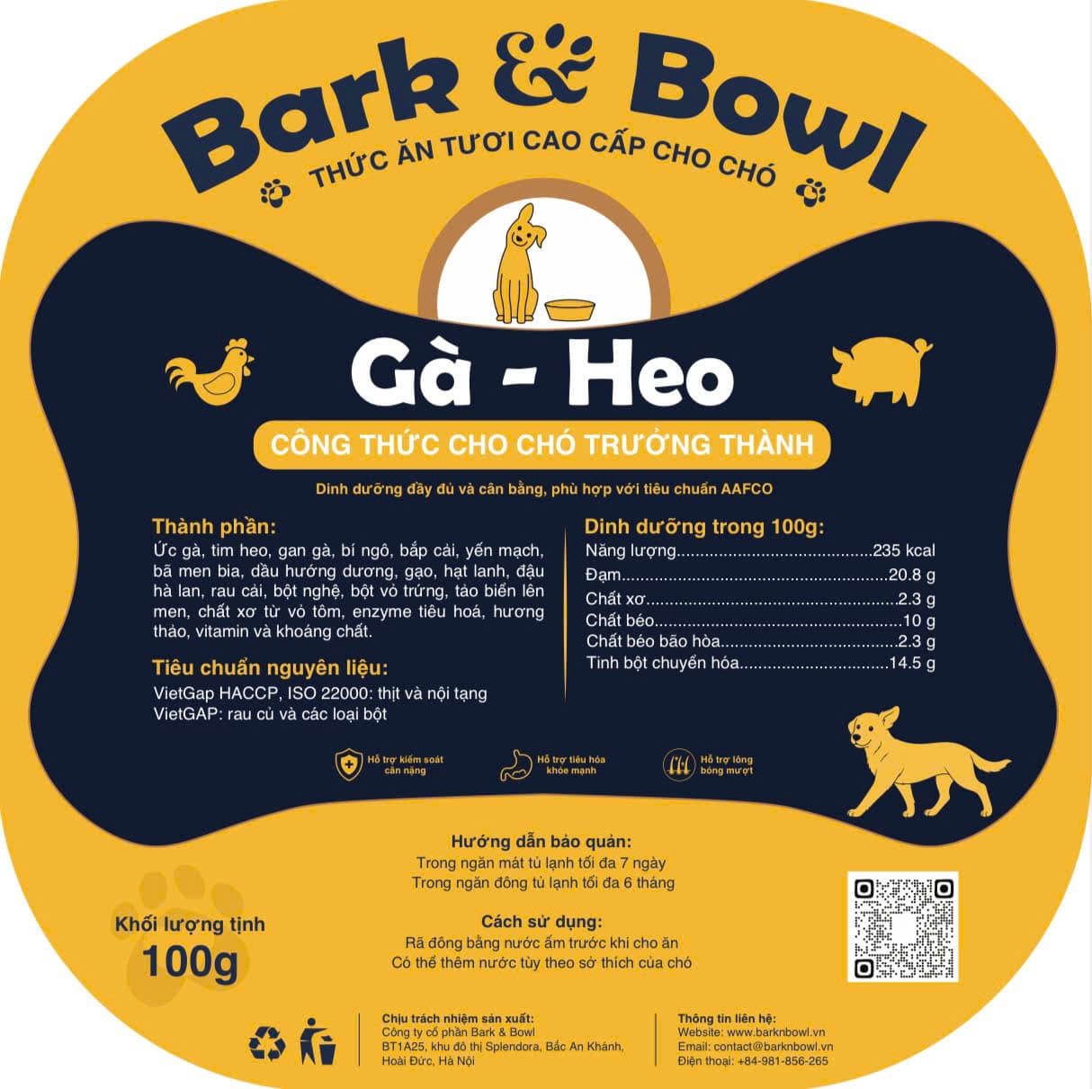 Gà - Heo (Chó Trưởng Thành)